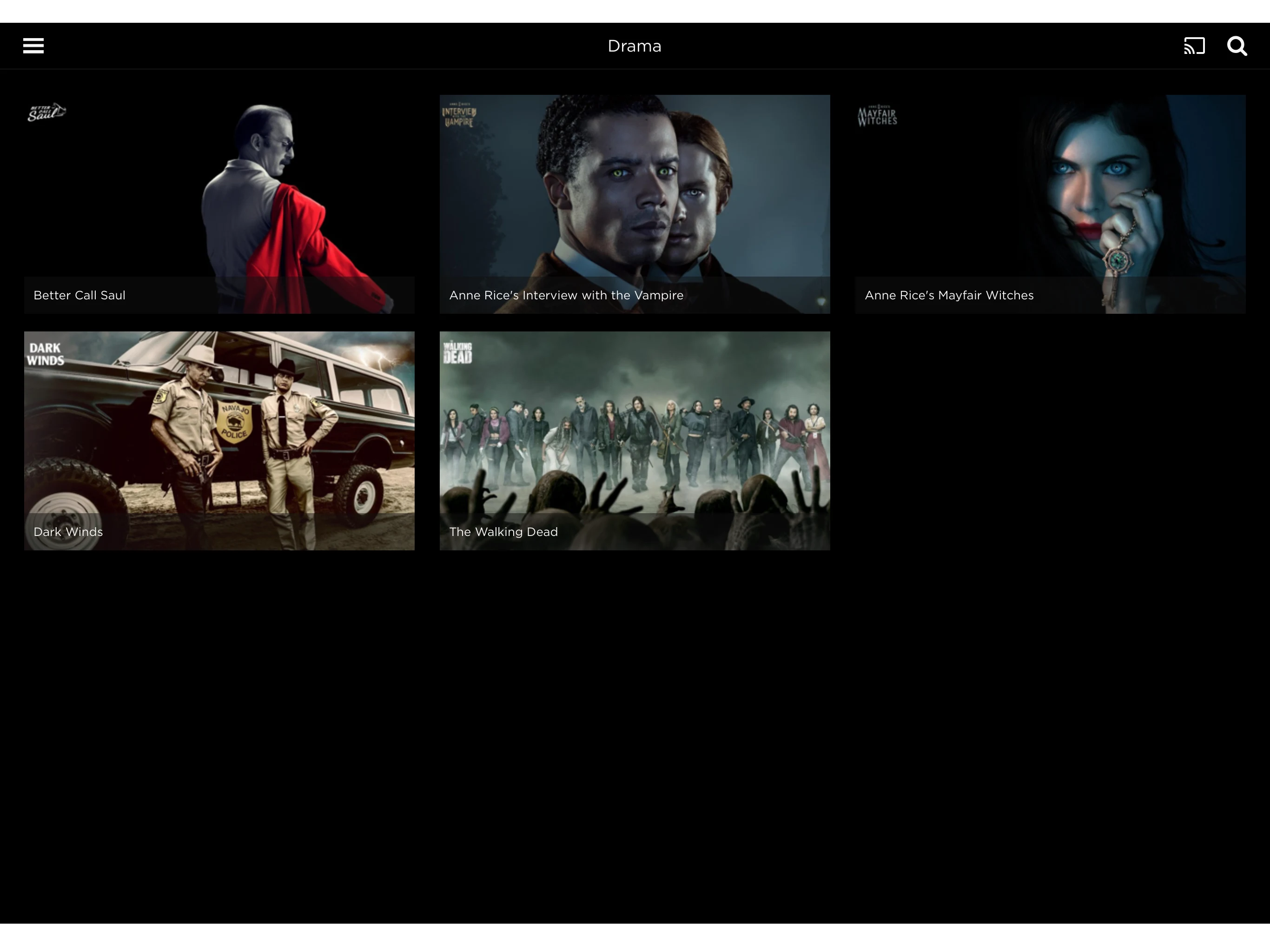 AMC FYC screenshot